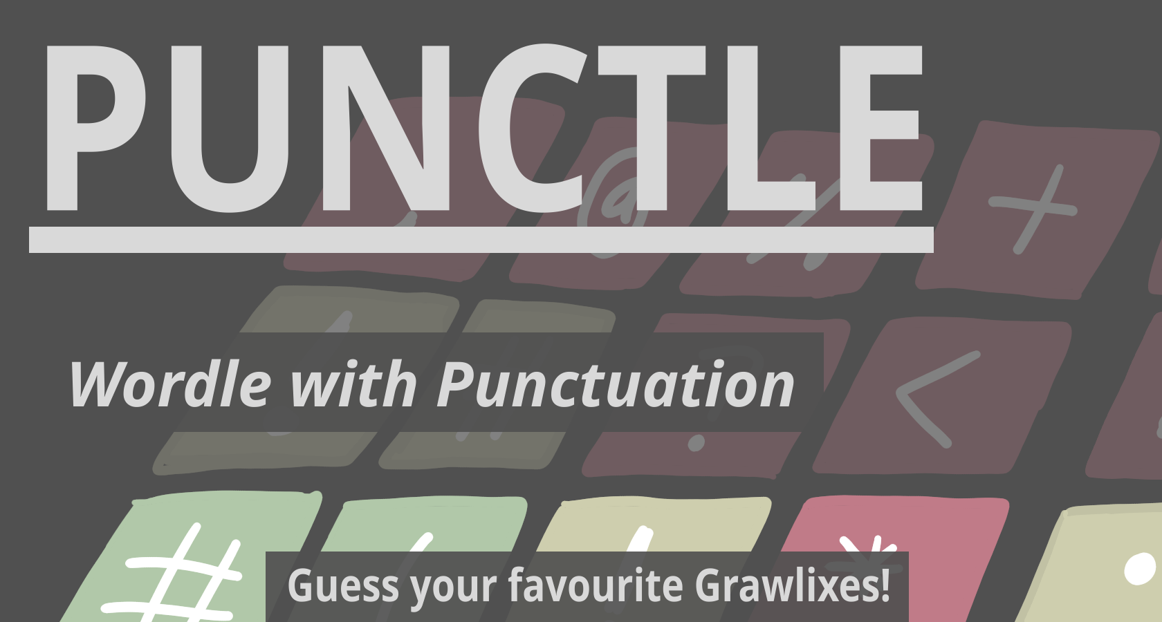 Play Punctle: Wordle With Punctuation