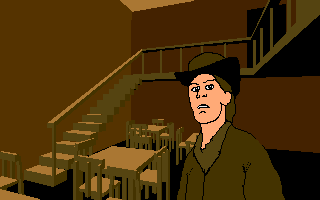 Not-Shane talks to bartender.