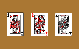 Card shuffling begins